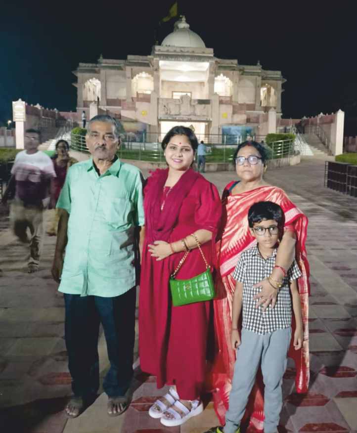 With family