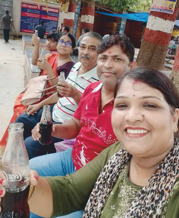 With family